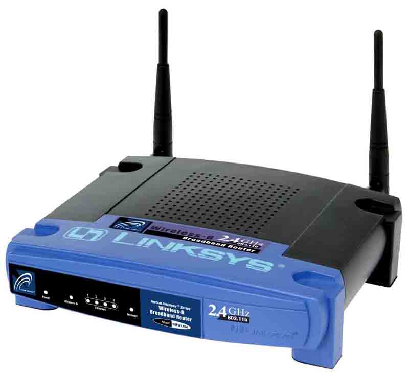 LINKSYS BEFW11 ETHERFAST WIRELESS + CABLE/DSL ROUTER 4PORT SWITCH