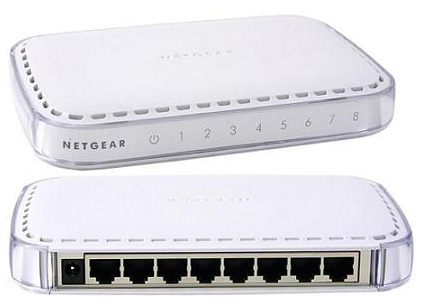 Gigabit Switch Netgear on Netgear Gs608 8 Port Gigabit Desktop Switch   Netgear Networking