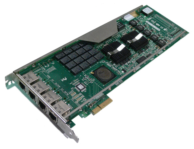 INTEL EXPI9014PT PRO/1000 PT QUAD PORT BYPASS SERVER ADAPTER