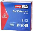 IOMEGA 32461 750MB PC/MAC ZIP DISK 8PK