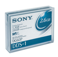 SONY DG60P//A310PK DDS1 1.3GB 4MM 60M DATA CARTRIDGE 10PK