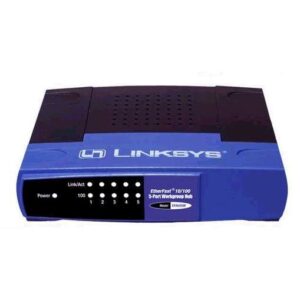 LINKSYS EFAH05W ETHERFAST 5-PORT 10/100 AUTO-SENSING HUB