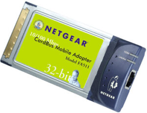 NETGEAR FA511 CARDBUS 10/100 ETHERNET NOTEBOOK ADAPTER
