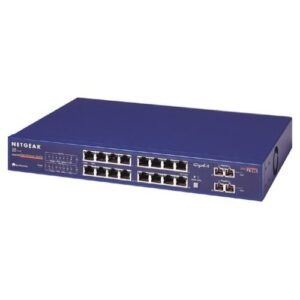 NETGEAR FS518 16-PORT 10/100 2 PORT GIGABIT SWITCH
