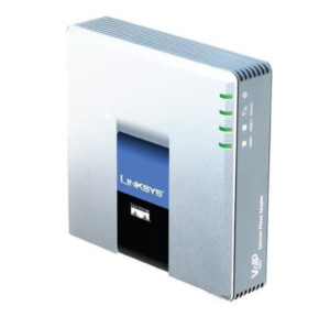 LINKSYS PAP2T INTERNET PHONE ADAPTER WITH 2 VOIP PORTS