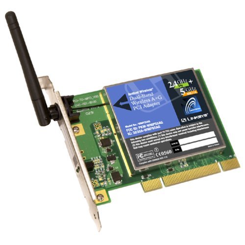 LINKSYS WMP55AG DUAL-BAND WIRELESS A+G PCI ADAPTER