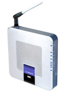 LINKSYS WRTP54G WIRELESS-G BROADBAND ROUTER WITH 2 PHONE PORTS