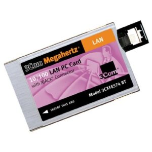 3COM 3CXFE574BT XJACK ETHERNET 10/100 LAN PC CARD NETWORK ADAPTER