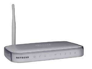 NETGEAR DG834GB 802.11G WIRELESS 4-PORT 10/100 FAST ETHERNET ROUTER & ADSL MODEM