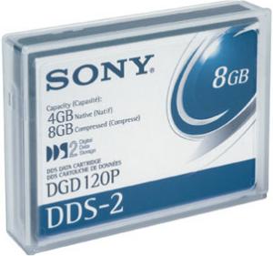 SONY DGD120P//AWW DDS2 4/8GB 4MM 120M DATA CARTRIDGE 1PK