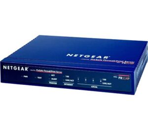 NETGEAR FR114P PROSAFE CABLE/DSL FIREWALL/PRINT SERVER ROUTER