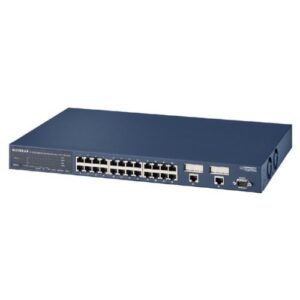 NETGEAR FSM726S PROSAFE 24-PORT 10/100 MANAGED SWITCH WITH 2 STACKING PORTS