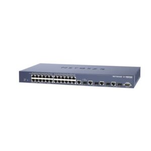 NETGEAR FSM7328S PROSAFE 24-PORT 10/100 L3 MANAGED STACKABLE SWITCH WITH 4 GIGABIT PORTS