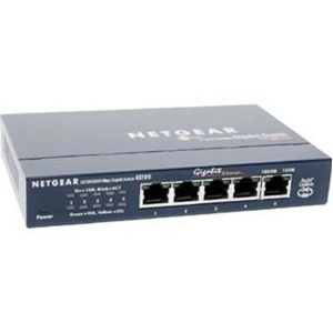 NETGEAR GS105NA 5-PORT GIGABIT ETHERNET SWITCH 10/100/1000MBPS