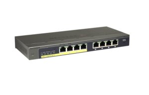 NETGEAR GS108PE PROSAFE PLUS 8-PORT GIGABIT ETHERNET SWITCH WITH POE