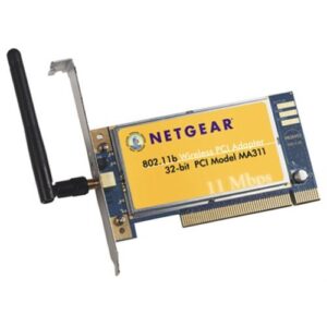 NETGEAR MA311 802.11B 32-BIT PCI WIRELESS PC ADAPTER