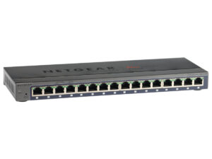 NETGEAR GS116E PROSAFE PLUS SWITCH, 16-PORT GIGABIT ETHERNET