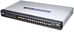 LINKSYS SRW224G4 24-PORT 10/100 4-PORT GIGABIT SWITCH WITH WEBVIEW
