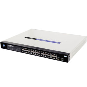 LINKSYS SRW224G4P 24-PORT 10/100 4-PORT GIGABIT SWITCH WITH WEBVIEW & POE