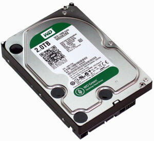 WESTERN DIGITAL GREEN WD20EZRX 3.5" 2TB 64MB CACHE HARD DRIVE