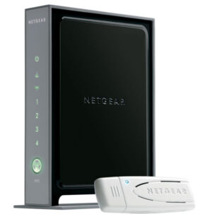 NETGEAR WNB2100 WIRELESS-N ROUTER WIRELESS ROUTER AND USB ADAPTER KIT