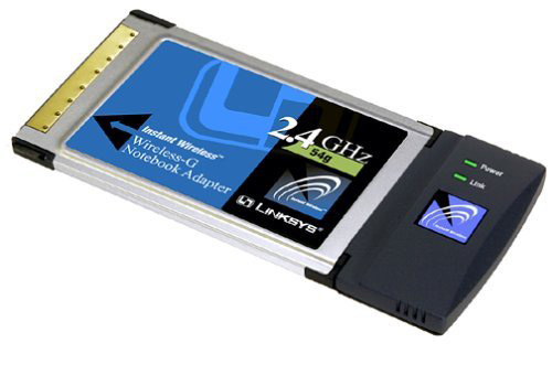 LINKSYS WPC54G WIRELESS-G NOTEBOOK NETWORK ADAPTER